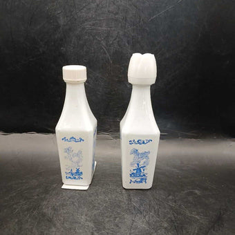 Vandermint Holland Milk Glass Salt Pepper