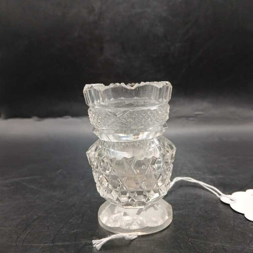 Small crystal vase