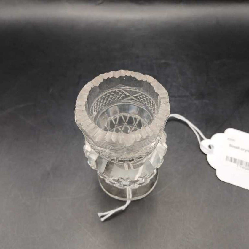 Small crystal vase