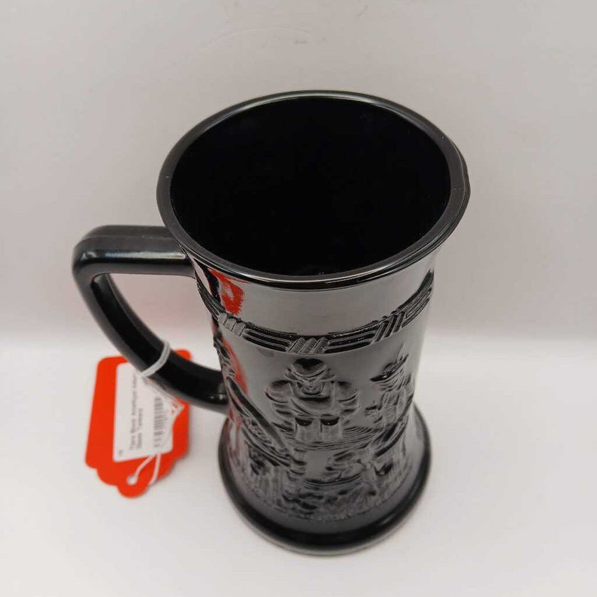 Tiara Black Amethyst Indiana Glass Tankard