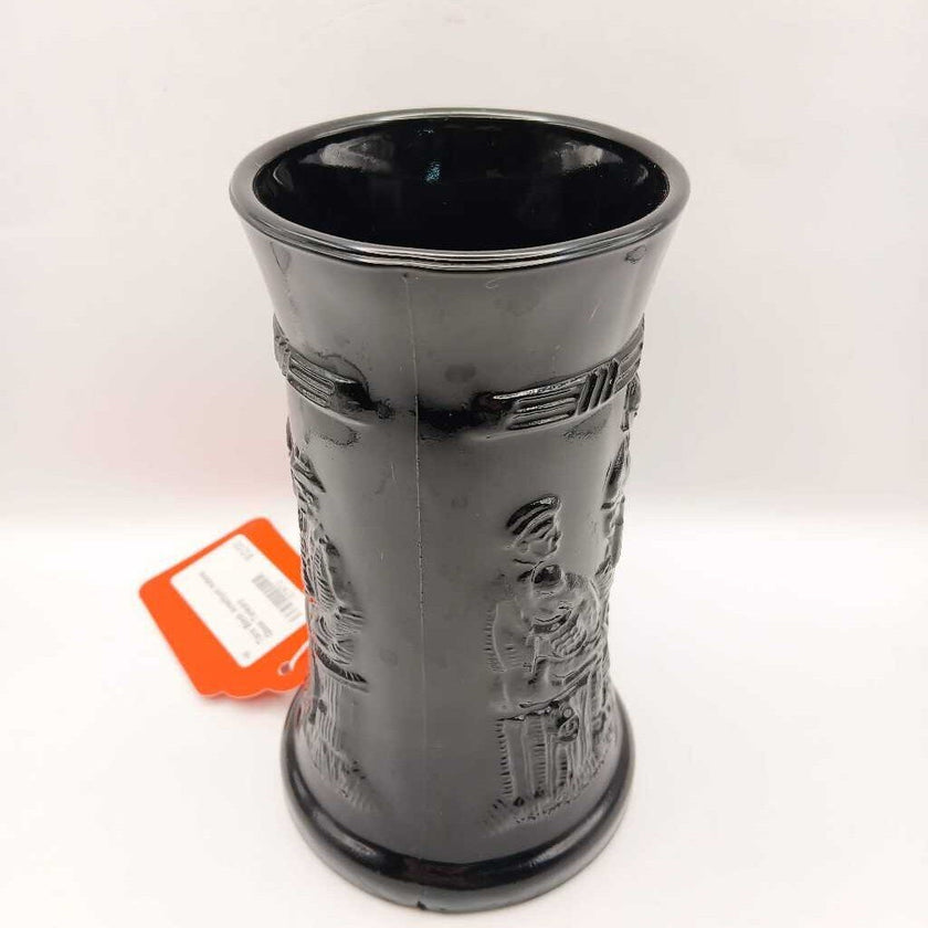 Tiara Black Amethyst Indiana Glass Tankard