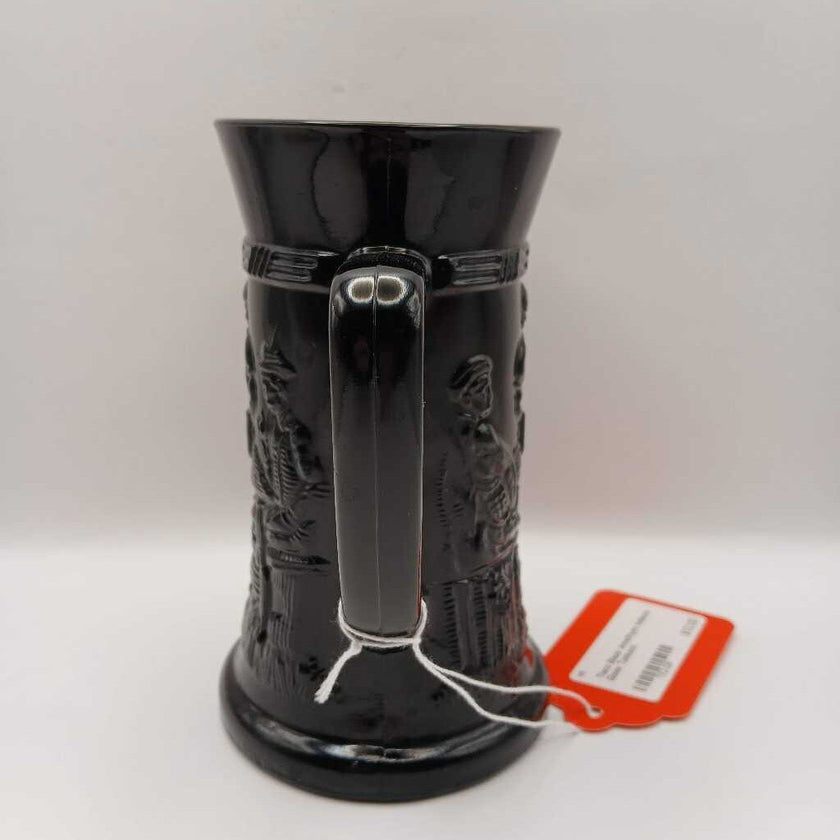 Tiara Black Amethyst Indiana Glass Tankard