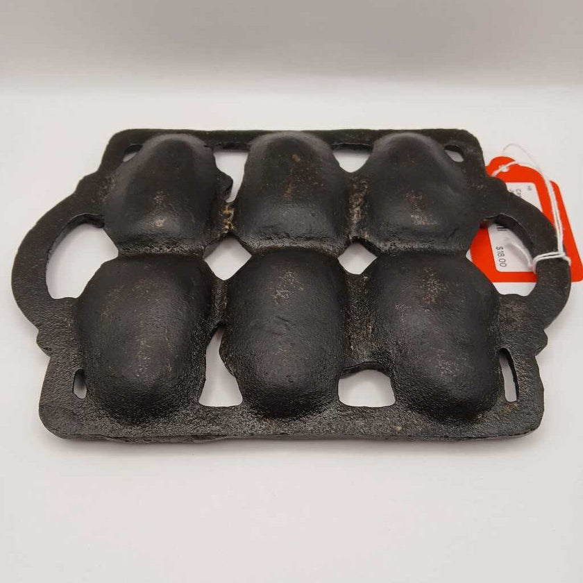 Cast Iron Cookie Forms By John Wright - Snowman