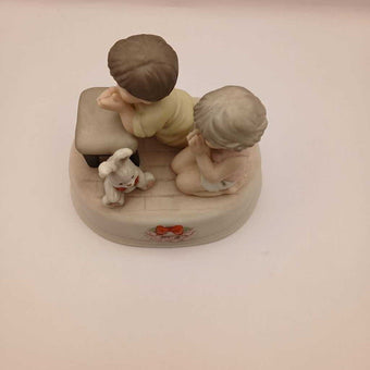 Enesco Porcelain Music Brahms Lullaby (original box)