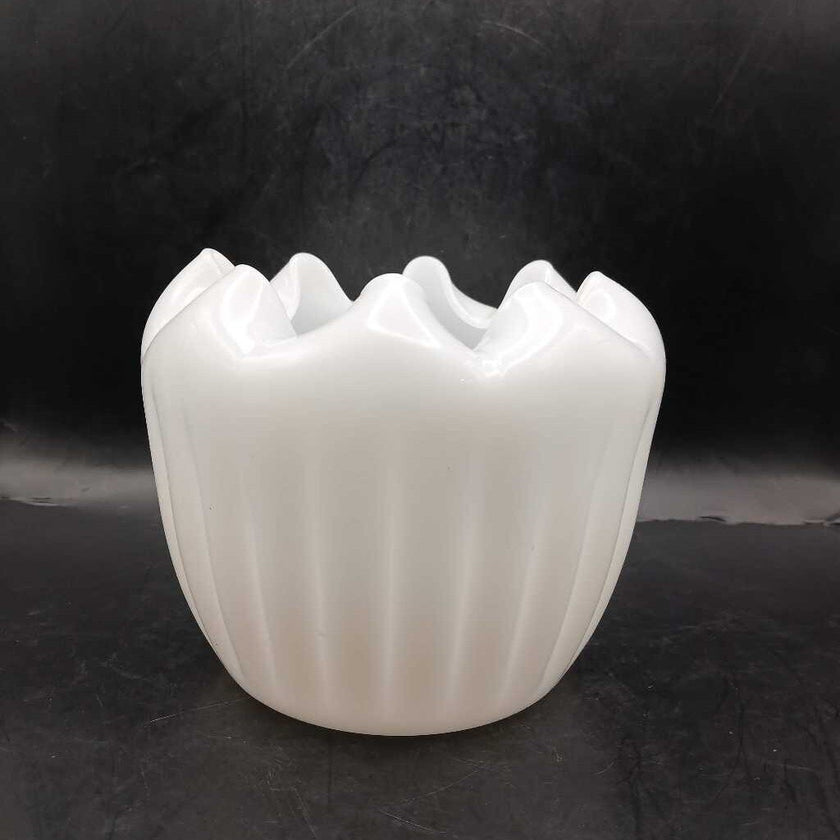 Milk Glass Vase (medium)