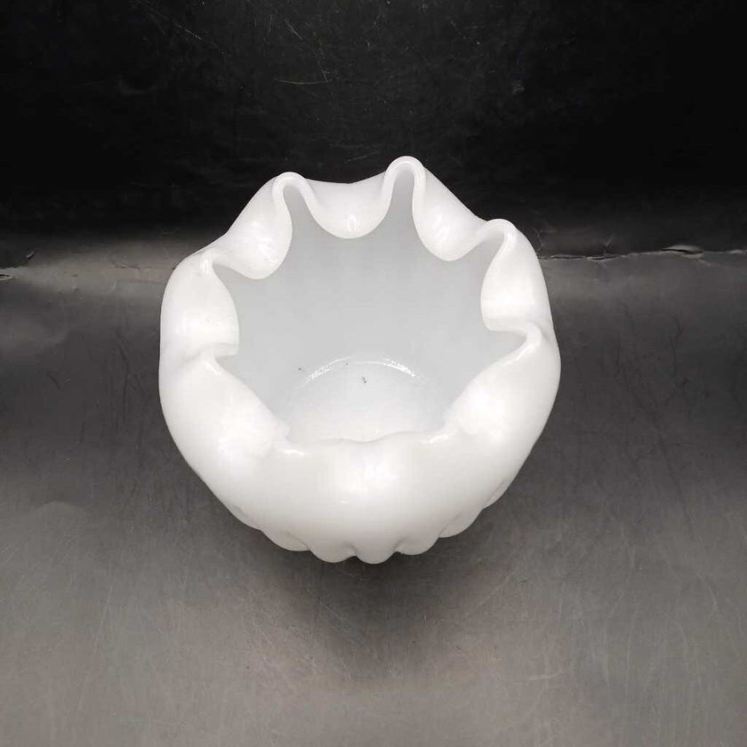 Milk Glass Vase (small)