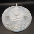 Vintage Imperial Milk Glass - Rose 3 Footed Bowl - 1950s