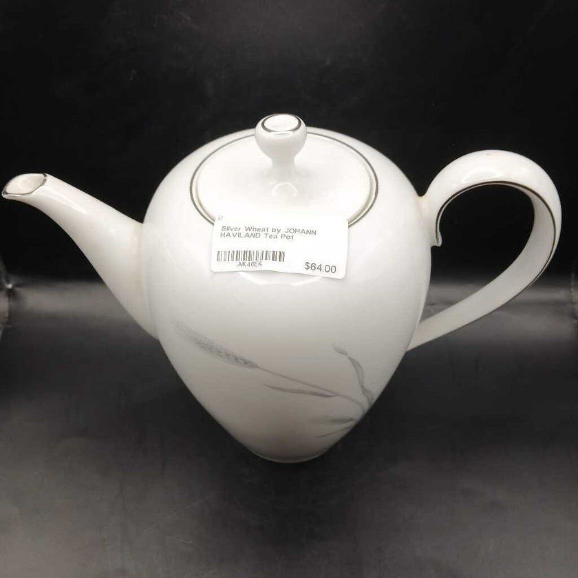 Silver Wheat by JOHANN HAVILAND Tea Pot