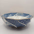 Gumps Japanese 10-Sided Polygon Porcelain Blue and White Stamped Bowl CitiThrifts
