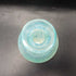 Caithness iridescent Aqua Blue Glass Posy Vase - With Sticker