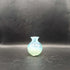 Caithness iridescent Aqua Blue Glass Posy Vase - With Sticker