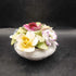 Coalport Porcelain Flowers in White Bowl