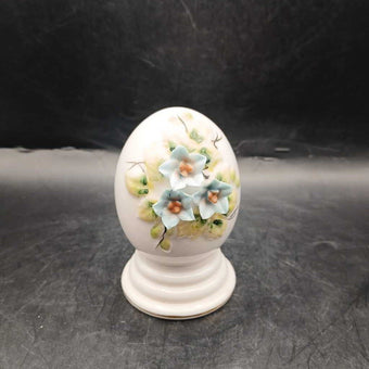 Vtg Diamantine Porcelain Egg, Japan