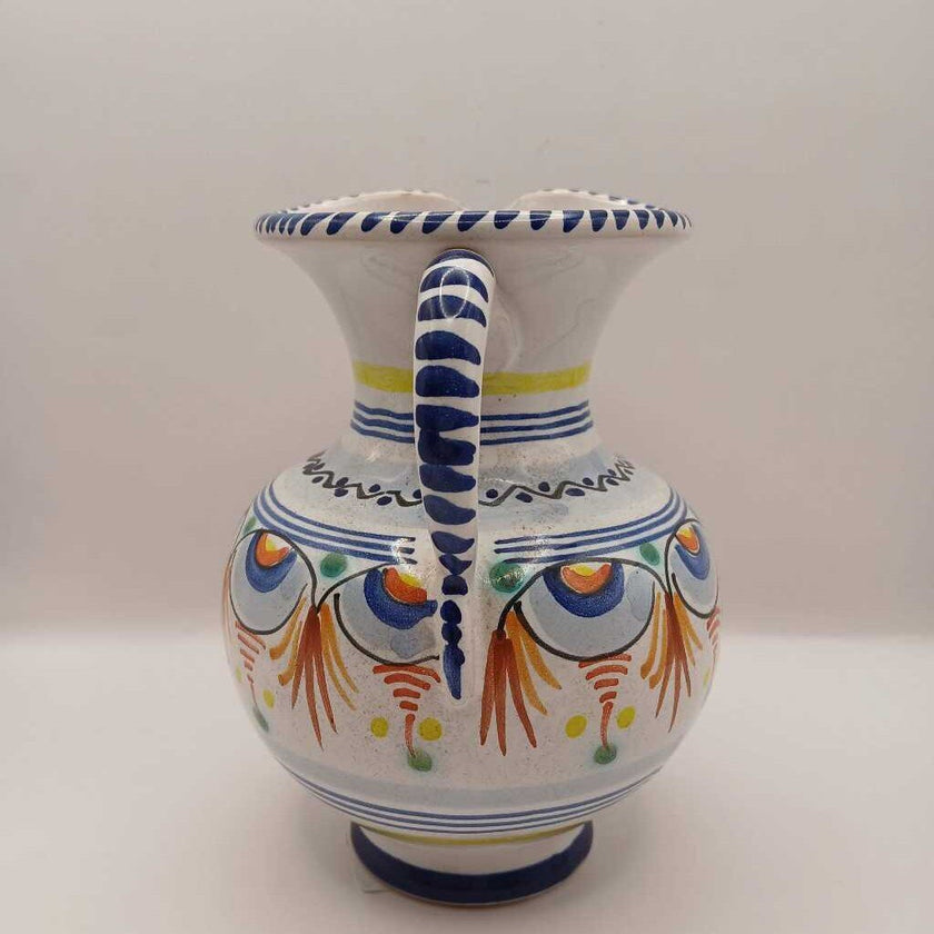 Toledo Hand-Painted Ceramic Vase