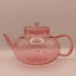 Vintage Pink Glass Teapot