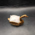 Gold Swan Decorative Figurine with Pearls