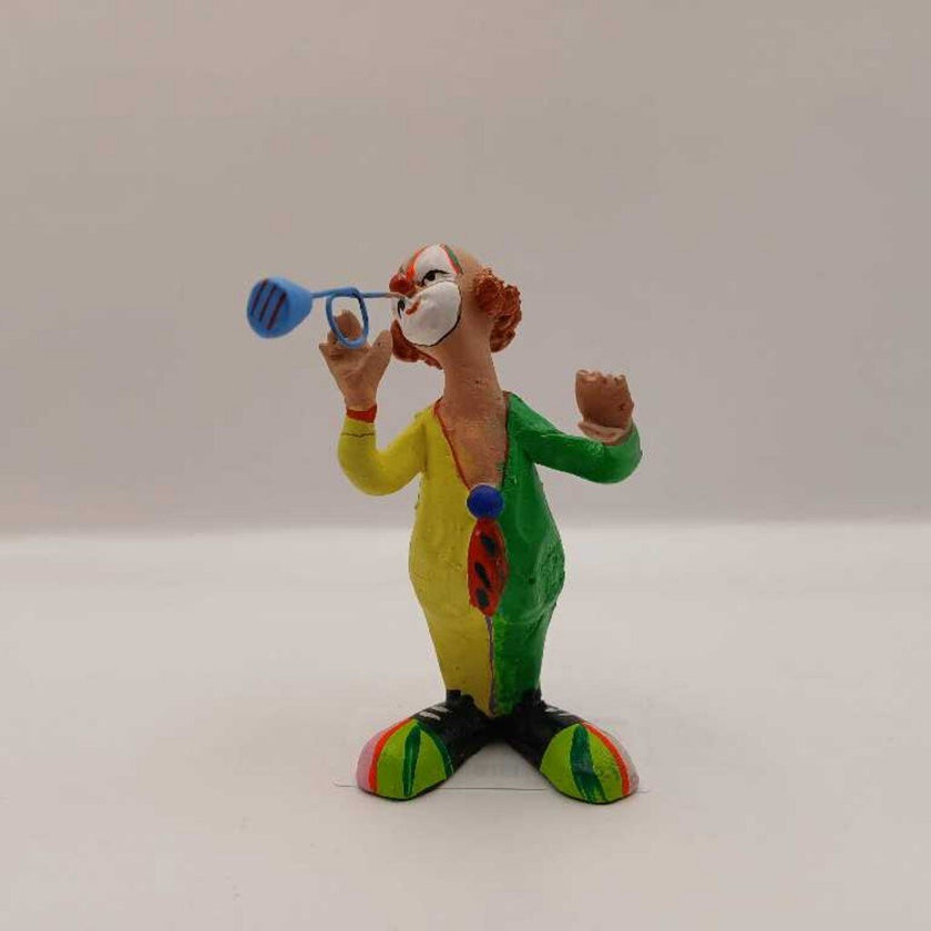 Clown Playing Trumpet