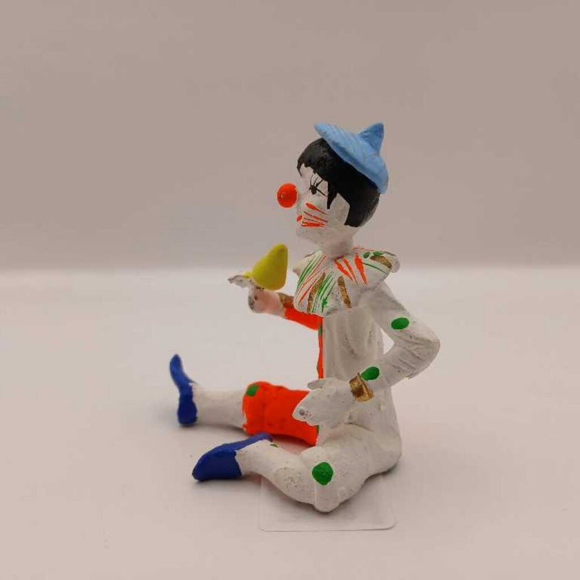 Clown Sitting w/Toy