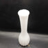 Milk Glass Vase - Ribbed