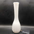 Milk Glass Vase - Ribbed