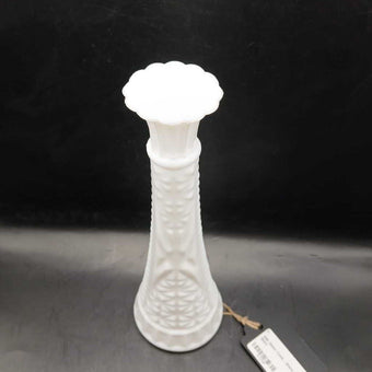 Milk Glass Vase - Stars and Bars