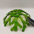 Green Glass Coral Shaped Bowl