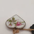 Signed Heart Shaped Brooch