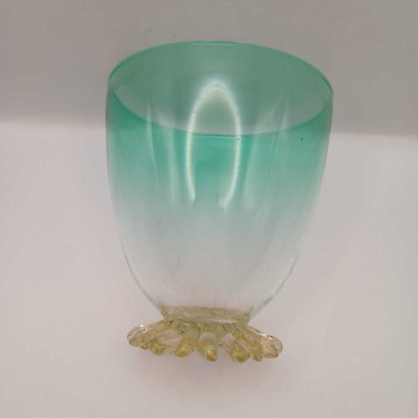 Green and Yellow Made In Italy Vase