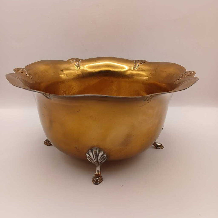 Vtg Brass Bowl