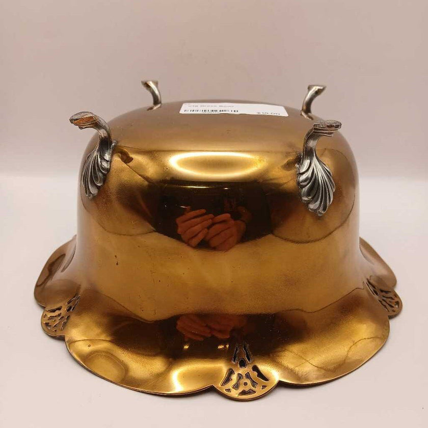 Vtg Brass Bowl