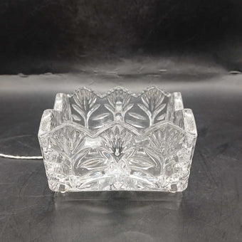 Crystal sugar dish