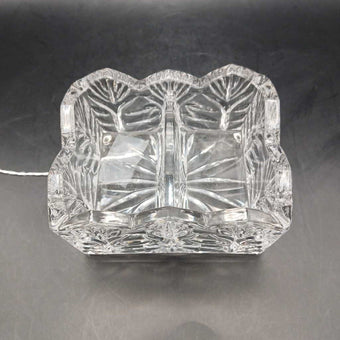 Crystal sugar dish