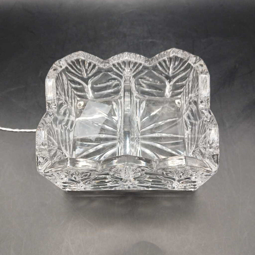 Crystal sugar dish