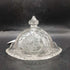 Small crystal butter dish