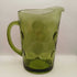 Hazel Atlas Emerald Green Thumbprint Pitcher