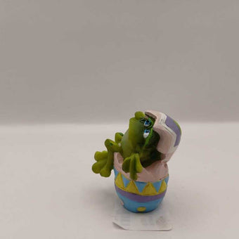 Russ Frog Sitting in Easter Egg