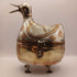 Don Freedman Brass & Copper Metal Duck Art Sculpture Box