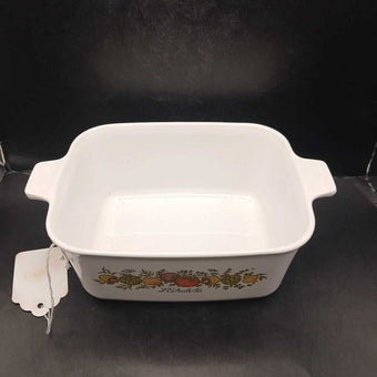 Corning Ware P-4-B 1.5 L Spice of Life Casserole dish- 7 x 5 1/2 x 3 in