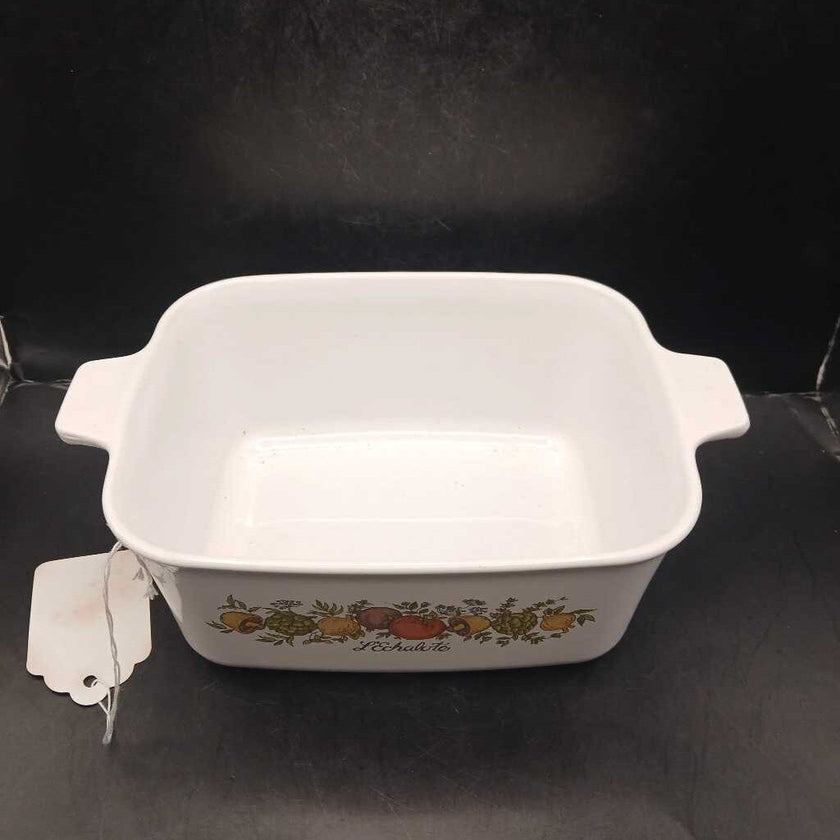 Corning Ware P-4-B 1.5 L Spice of Life Casserole dish- 7 x 5 1/2 x 3 in