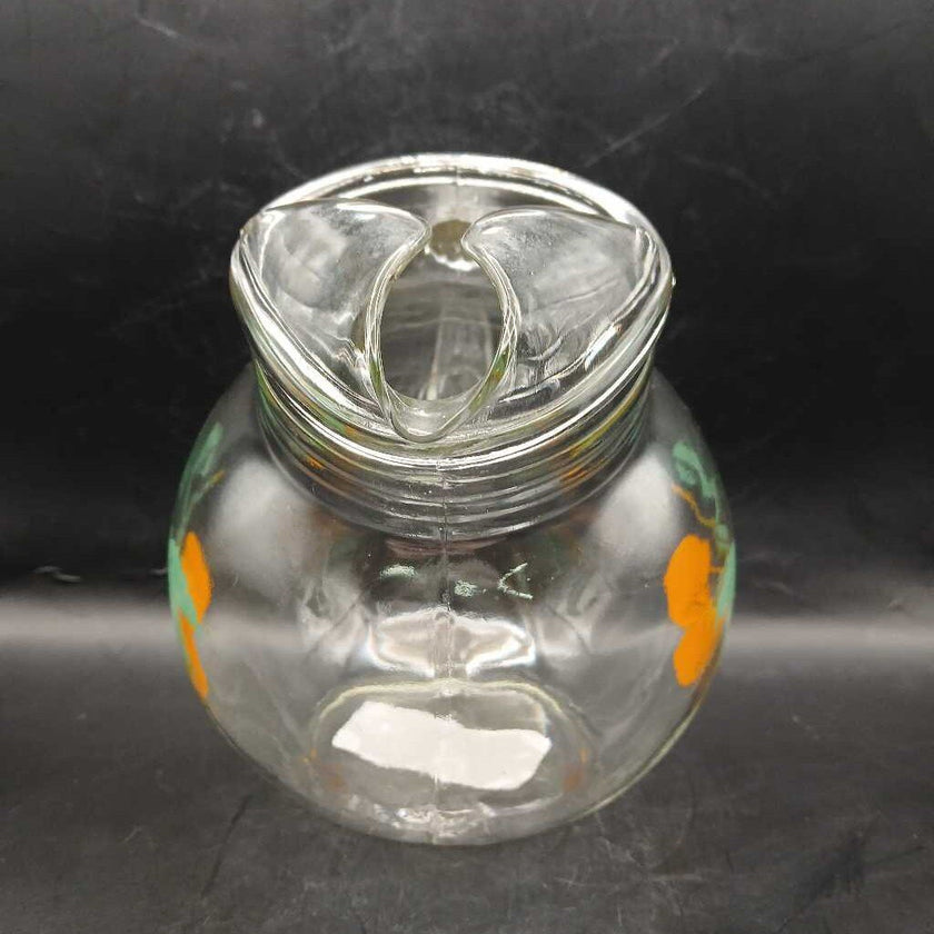 Anchor Hocking Tilted Orange Pitcher