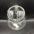 Anchor Hocking Tilted Glass Pitcher with Gold Band