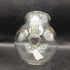 Anchor Hocking Tilted Glass Pitcher with Gold Band