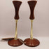 California Redwood Candlestick Holder Set of 2