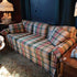 Sherrill Custom Couch 3 Cushion Trendy Plaid
