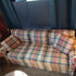 Sherrill Custom Couch 3 Cushion Trendy Plaid