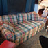Sherrill Custom Couch 3 Cushion Trendy Plaid