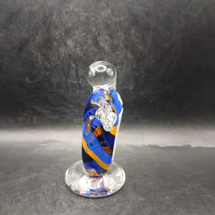 Signed and numbered art glass figure