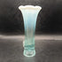 Fenton Bud Vase Ribbed Aqua Opalescent