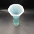 Fenton Bud Vase Ribbed Aqua Opalescent