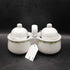 Vintage 1950's Hallmark Butterfly Miini Double Canister Double Bowl Condiment Set Hallmark